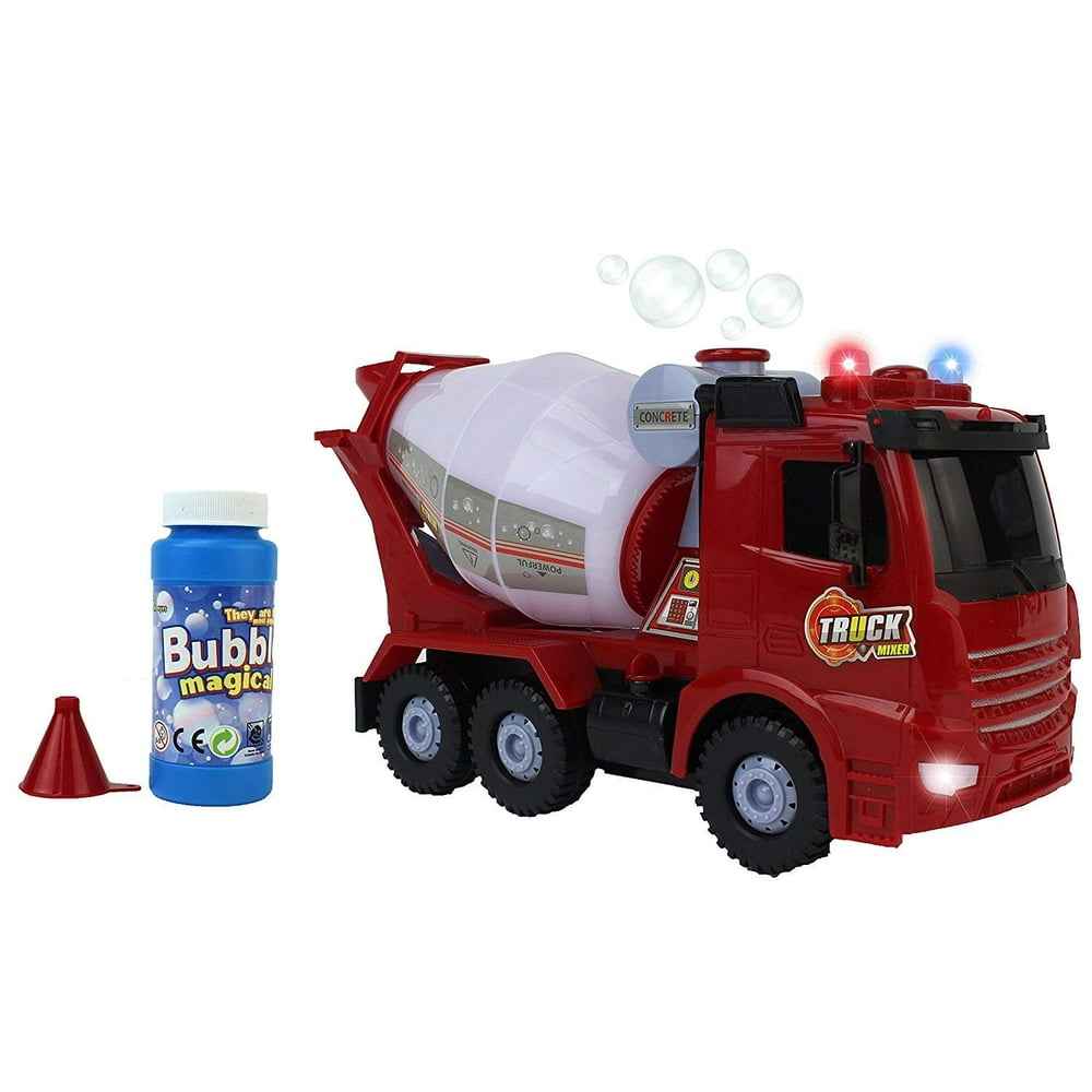 Happy Bubbles Bump & Go Bubble Blowing Battery Operated Toy Cement