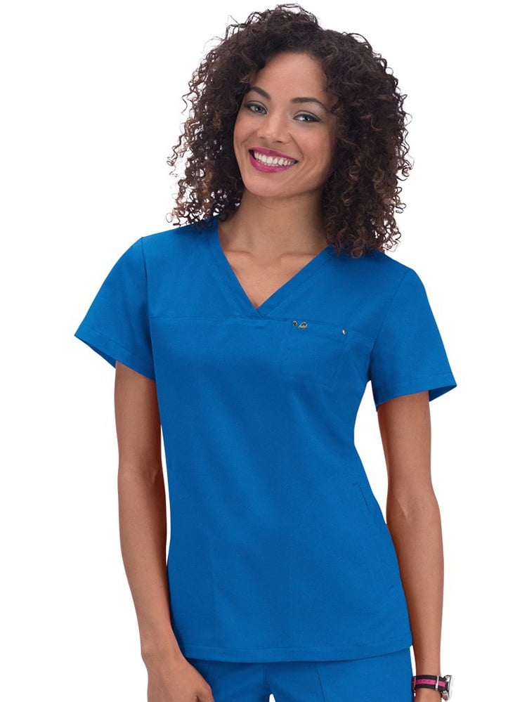 koi Designing Happiness Clearance koi Sapphire Women's Cora VNeck