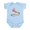 Sky Blue, variant on CafePress - Allamacorn Rainbow Body Suit - Baby Light Bodysuit, Size Newborn - 24 Months