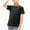Black, variant on CHEEREAM Girl Boy Athletic Shirts Short Sleeve Quick Dry Cooling Sports T-Shirts Crew Neck Activewear Tees Tops for Kids Teens 4-12T