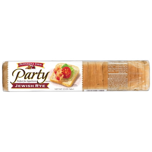 Pepperidge Farm Party Bread Jewish Rye Bread 12 Oz Bag Walmart Com Walmart Com