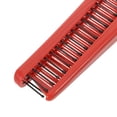 thumbnail image 3 of BRIGHTFUFU 10Pcs Plastic Folding Comb Red Compact Portable Comb with Rounded Teeth for Styling, 3 of 7