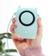 Cheers Pendaison Ventilateur de Cou Résistant à l'Usure Design Compact avec Sling USB Rechargeable Ventilateur de Cou pour Bureau – image 4 sur 7