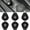 black#1905, variant on Silicone Wiper Arm Hole Covers 6 Pack, Windshield Wiper Guards and Plugs for Cars Trucks SUVs, Protects Against Debris and Water
