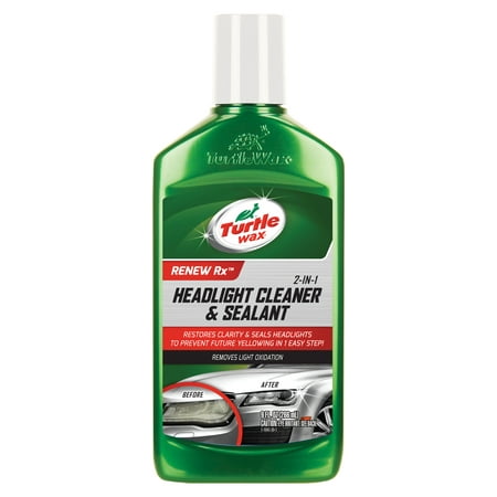 TURTLE WAX 2-IN-1 HEADLIGHT CLEANER & SEALANT (Best Headlight Cleaner On The Market)