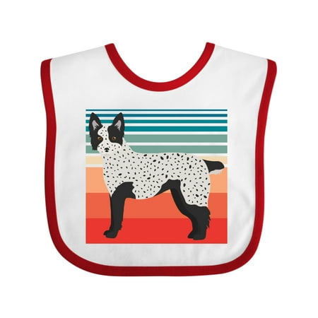 

Inktastic Texas Heeler Dog Retro Gift Baby Boy or Baby Girl Bib