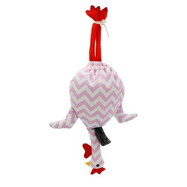 Kmbangi Storage Garbage Bag Holder Cartoon Chicken Home Car Sorting Bag