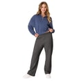 thumbnail image 4 of Pantalones deportivos Hanes EcoSmart con pernera abierta para mujer, talla S, 4 of 6
