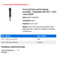 thumbnail image 2 of Front Left Strut and Coil Spring Assembly - Compatible with 2017 - 2023 GX460 2018 2019 2020 2021 2022, 2 of 2