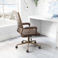 thumbnail image 6 of Auction Office Chair Espresso Office Chair, Modern Style, Plush and durable faux leather fabric, Plywood, Indoor Office, 6 of 13
