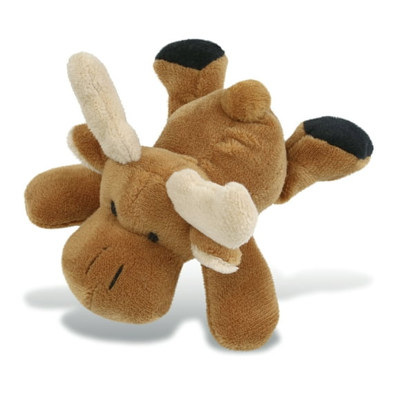 COTA Global Moose Plush Refrigerator Magnet - Fluffy Brown Moose Elk Stuffed Plush Magnet, Cute Wild Life Magnet for Kitchen Fridge & Locker, Home Decor & Office Decorative Novelty Accessory - 4 Inch