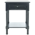 thumbnail image 2 of SAFAVIEH Tate Striped 1 Drawer Accent Table, Black, 2 of 7
