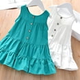 thumbnail image 2 of Huggegwe Robe d'Été pour Fille Tout-Petit Vêtements pour Enfants Léger et Confortable Robe Décontractée Sans Manches AZ824-22848, 2 of 4