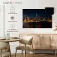 thumbnail image 5 of Elephant Stock Nyc Usa Skyline Wall Art - Horizontal Canvas Wall Art - Living Room Wall Decor - City Canvas - Orange And Blue Decor - 24" x 16", 5 of 8