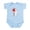 Sky Blue, variant on CafePress - Algeria Under The Magnifying Glass Body Suit - Baby Light Bodysuit, Size Newborn - 24 Months