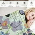 thumbnail image 3 of Chilfamy Butterflies Flowers Annabel Kidston Cozy Blanket Soft Warm Throw Blanket for All Seasons Lightweight Elegant Bed Cover Perfect Gift 40x50in, 3 of 6