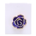 thumbnail image 2 of Broche de flor ANGGREK accesorios de ropa diamantes de imitación color Púrpura azulado, 2 of 8