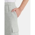 thumbnail image 4 of Athletic Works Men's and Big Men's Fleece Cargo Sweatpants, Sizes XS-4XLT, 4 of 5
