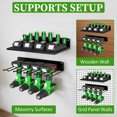 thumbnail image 3 of YINGYING Heavy-Duty Metal Power Tool Organizer,  Garage Tool Organizer 7- Drill Holder Wall Mount for Garage, Workshop, 3 of 5