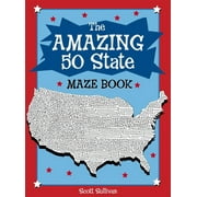 The Amazing 50 State Maze Book, (Paperback)