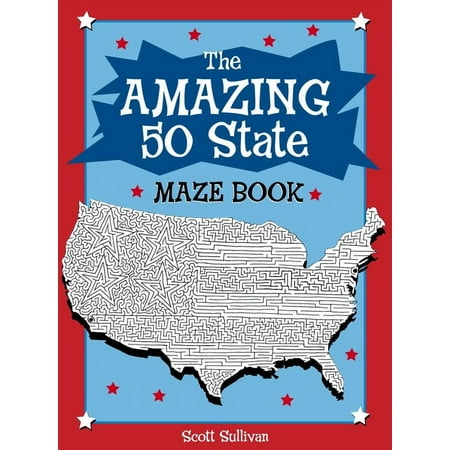 The Amazing 50 State Maze Book, (Paperback)