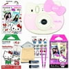 Fujifilm Instax Mini 8 Film "Hello Kitty" Instant Camera + 3-PACK Hello Kitty films (30 Sheets) + Extra Accessories