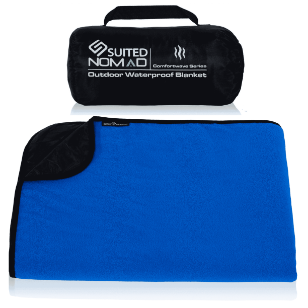 SUITEDNOMAD Waterproof Outdoor Stadium Blanket, Warm Double Sided