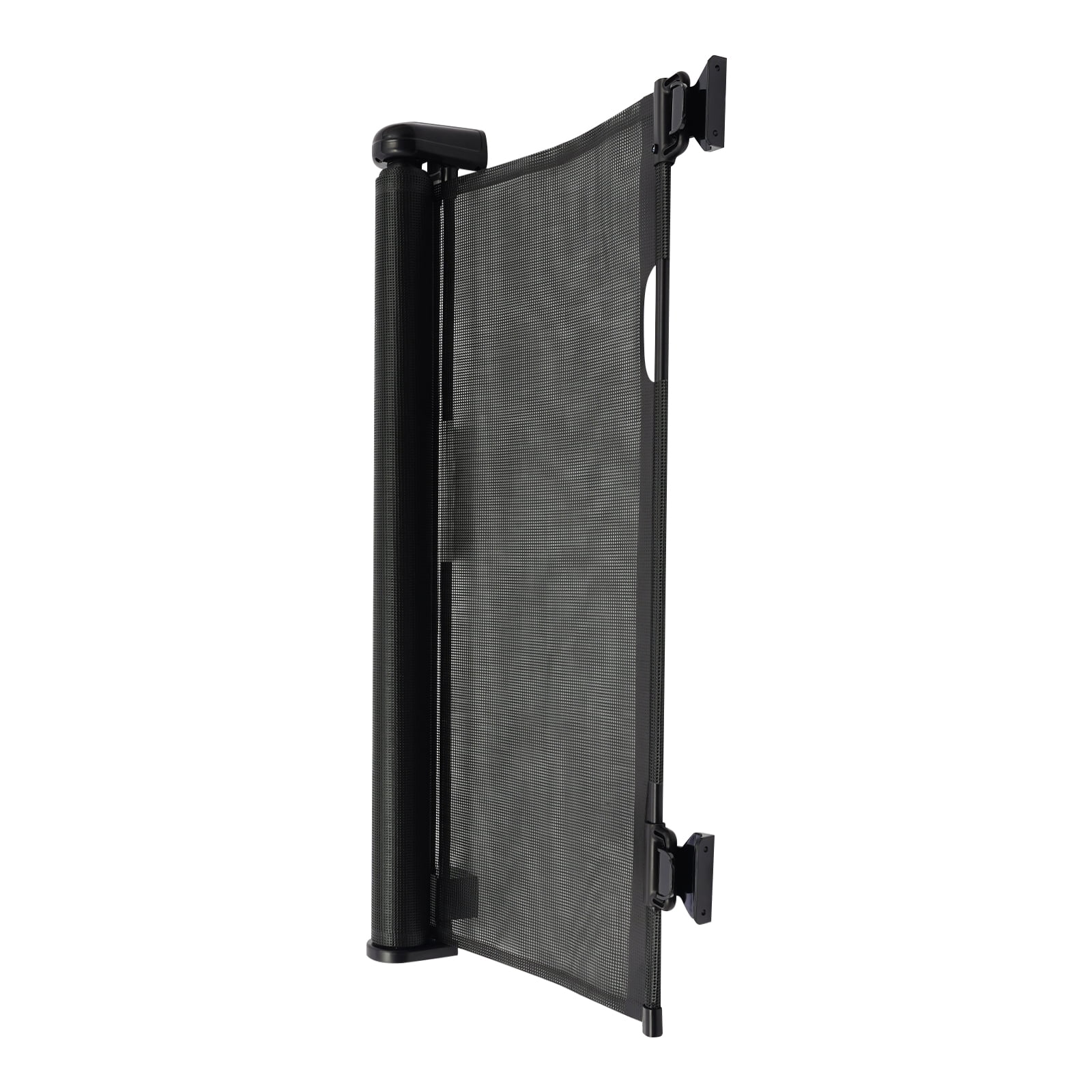 Retractable Pet Gate, Pet Gate for Stairs, Corridors, Bedrooms Black 15.75-118in