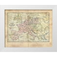 thumbnail image 1 of Murdock, Ramona 18x15 White Modern Wood Framed Museum Art Print Titled - Vintage Napoleon Empire Map, 1 of 4