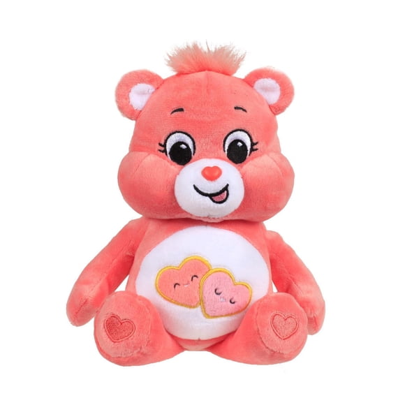 Care Bears 9" Bean Plush - Love-A-Lot Bear