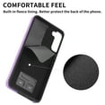 thumbnail image 4 of TECH CIRCLE Case for Samsung Galaxy S22+ 6.6", [Built-in 2 Micro-SIM Card Slots] Slim Soft Shockproof Protective Cover with Ring Holder Stand + Card Holder Pocket + Eject Pin Holder - Lavender, 4 of 8