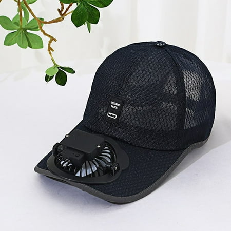 Clearance Under $1 PEONAVET Baseball Hats for Men Sun Protection Sun Hat Usb Charging with Fan Hat Fishing Cap