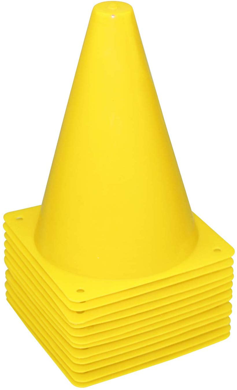 25-Pack BlueDot Trading Disc Cones Yellow