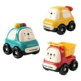 thumbnail image 1 of 3Pcs Cartoon Baby Kids Car Toys Birthday Presents Party Favors Stocking Fillers, 1 of 9