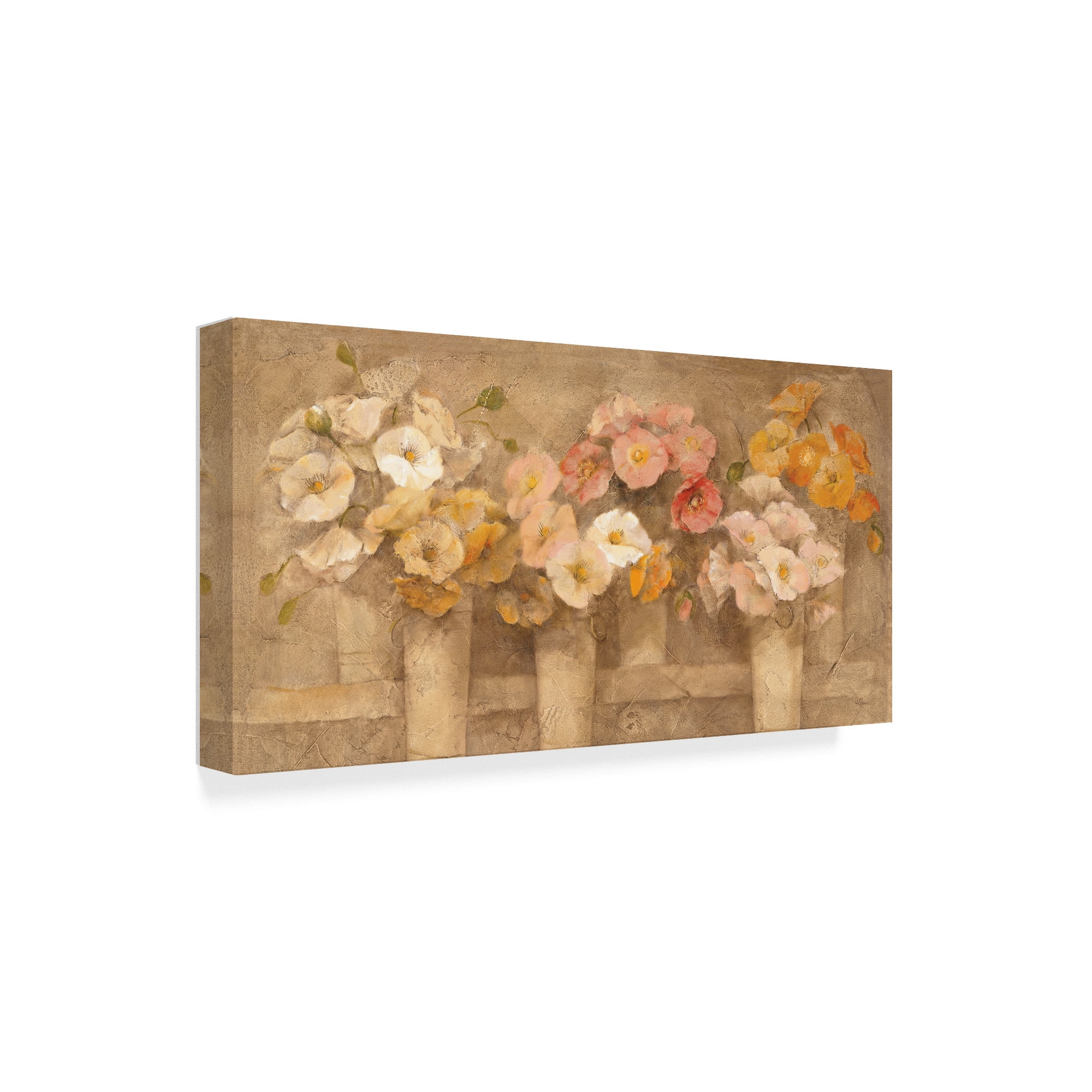 Trademark Fine Art 'Flower Market Neutral' Canvas Art by Albena Hristova