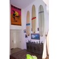 thumbnail image 3 of Vertical wood surfboard wall display rack, 3 of 4