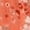 Orange, variant on 2024 Spring and Summer New Women's Printing Splicing Skirt Layered Mini Dress Fashion