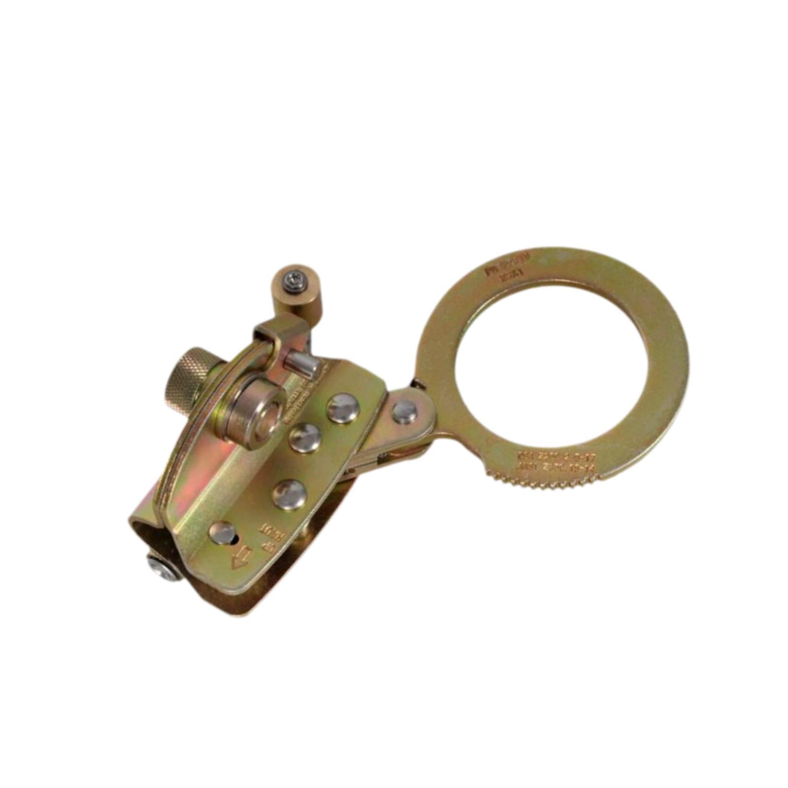 figatia Rope Grab Ascender for 16mm Rope Climbing Gear Limiter Supplies Fall Protection Gear Auto Locking Equipment for Outdoor Roofing