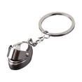 thumbnail image 1 of QualitChoice Key Rings Decoration Exquisite Purse Pendent Clasp Decor Sweet Gift Rustproof Plated Surface No Burrs -shaped Ring Silver 1Set, 1 of 6