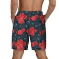 thumbnail image 2 of Rocae Rose Flowers for Men's Swim Trunks Quick Dry With Two Side Pockets and One Lined Patch PocketXX-Large, 2 of 9