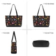 thumbnail image 6 of FORMRS Canvas Laptop Tote Bag for Women with 15.6" Computer Compartments Shoulder Handbag, Moon Pattern, 6 of 7