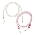 thumbnail image 1 of VERDANVERSE 2Pcs Eyeglass Chains For Women Girls Beaded Chain Assorted Color Imitation Pearls Versatile Use, 1 of 7