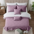 thumbnail image 3 of Clara Clark Quilt Sets, 4 Piece Lightweight Reversible Quilt Bedspread, Diamond Weave Coverlet Bedding Set, Twin Lavender Dream, 3 of 9