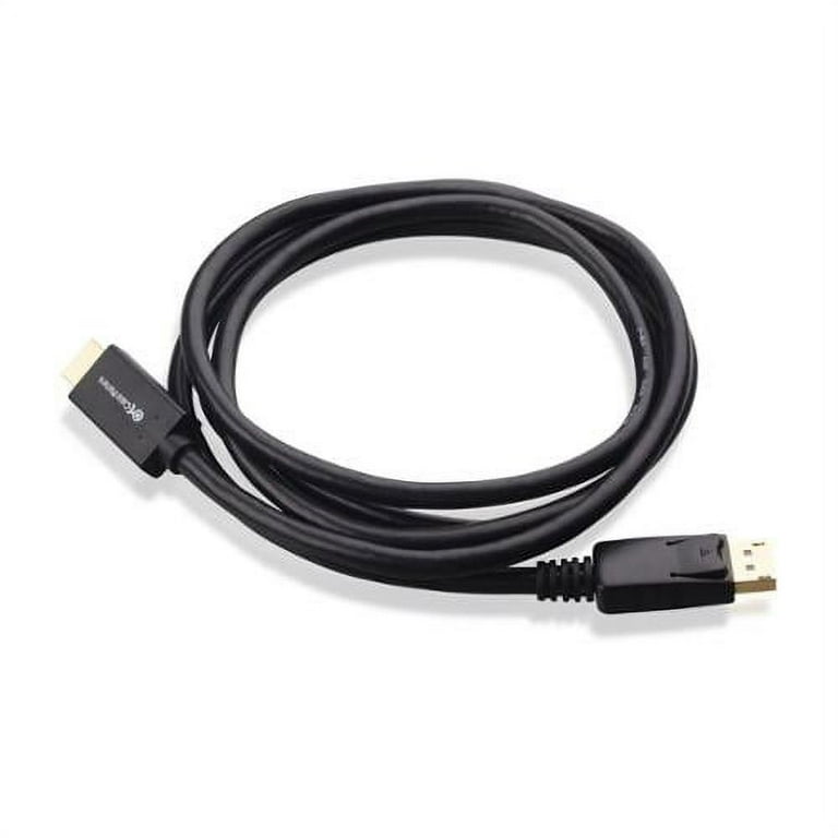 Cable Matters Unidirectional DisplayPort to HDMI Cable 6 ft, Gold-Plated DP  to HDMI Cable, Display Port to HDMI Adapter Cable, 6 Feet