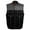 Black, variant on Milwaukee Leather MDM3035 Men’s Wrecker Club Vest – Black Denim & Leather, Diamond Quilt, White Stitch Medium