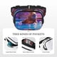 thumbnail image 5 of Fotbe Capybara Bathtub Fun Cangurera Cuadrada con Estampado de Doble Capa, Bolsa de Cintura Ajustable Mini para Hombres y Mujeres, 5 of 9
