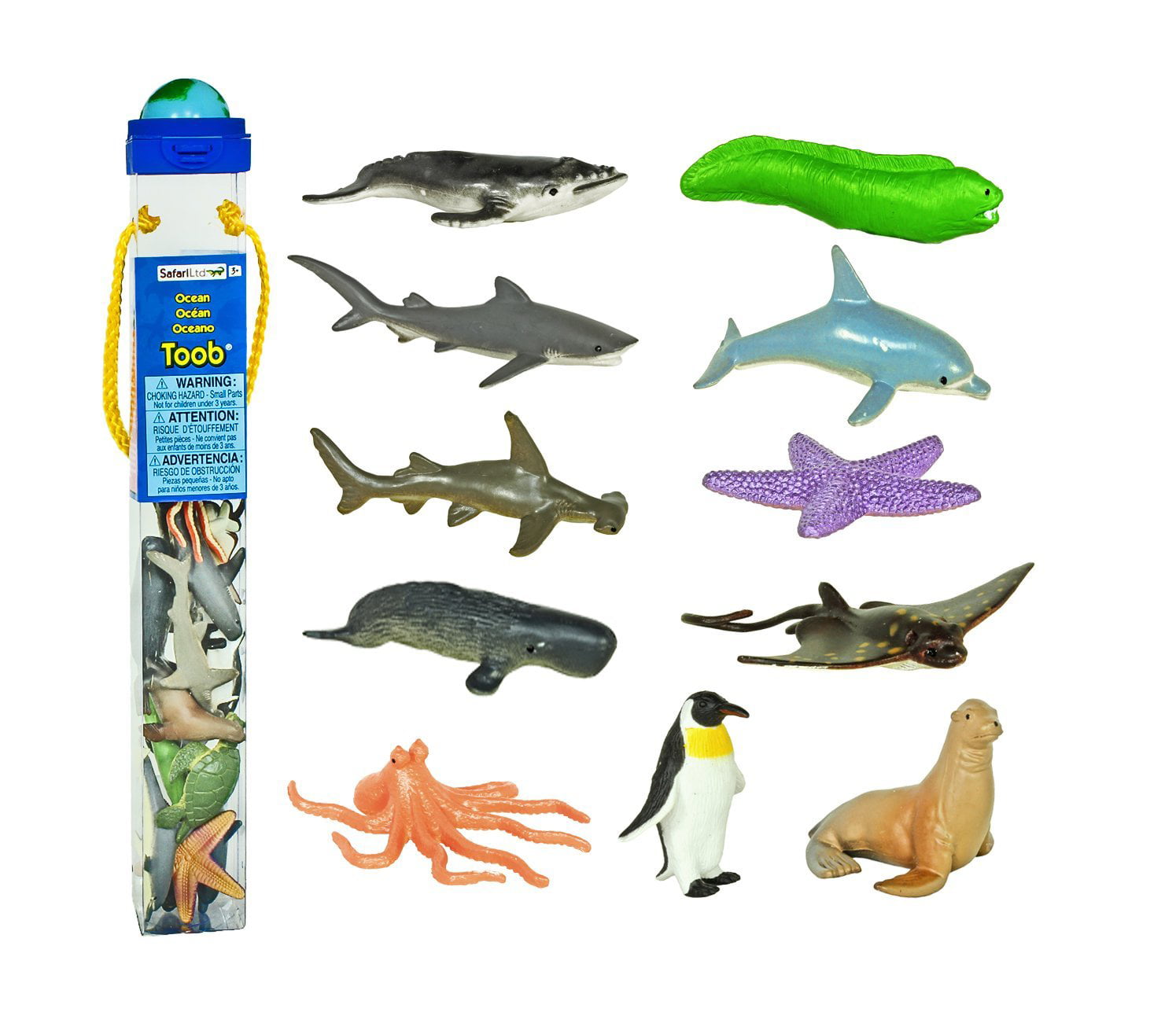 Safari DOLPHIN TOOB plastic toy wild sea animal marine tube BUNDLE of 10  NEW 