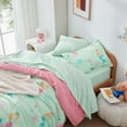thumbnail image 6 of Sleep Zone Kids Twin Bedding Comforter Set - Super Cute & Soft Kids Bedding 5 Pieces Set with Comforter, Sheet, Pillowcase & Sham (Mermaid Princess), 6 of 9