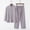 Gray, variant on Tang Suit Men Shirt Cotton Linen ChineseTraditional 2 Piece Sets Summer Long Sleeve Stand Collar Tang Suit with Pockets Elastic Waist Pants