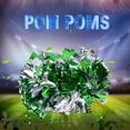 thumbnail image 2 of Higoodz Cheerleader Pim Poms, 1 Pair Cheerleader Aerobics Pom Poms Pompoms for Dance Party School Sports Competition, Cheerleading Poms, 2 of 7